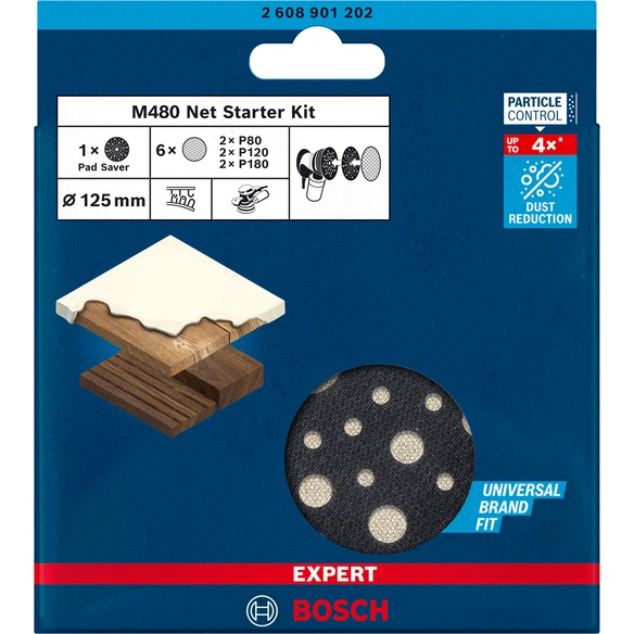 Schleifblätter-Set, Ø 125 mm, 7 Stück