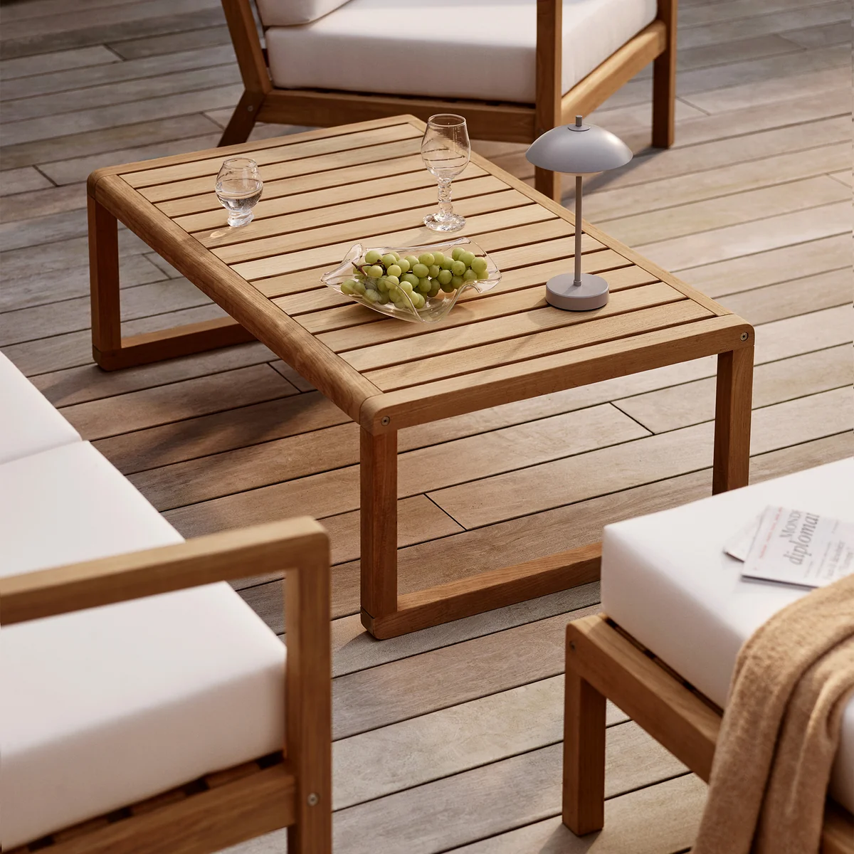 Fritz Hansen - Skagerak Virkelyst Beistelltisch 113 x 68 cm, Teak