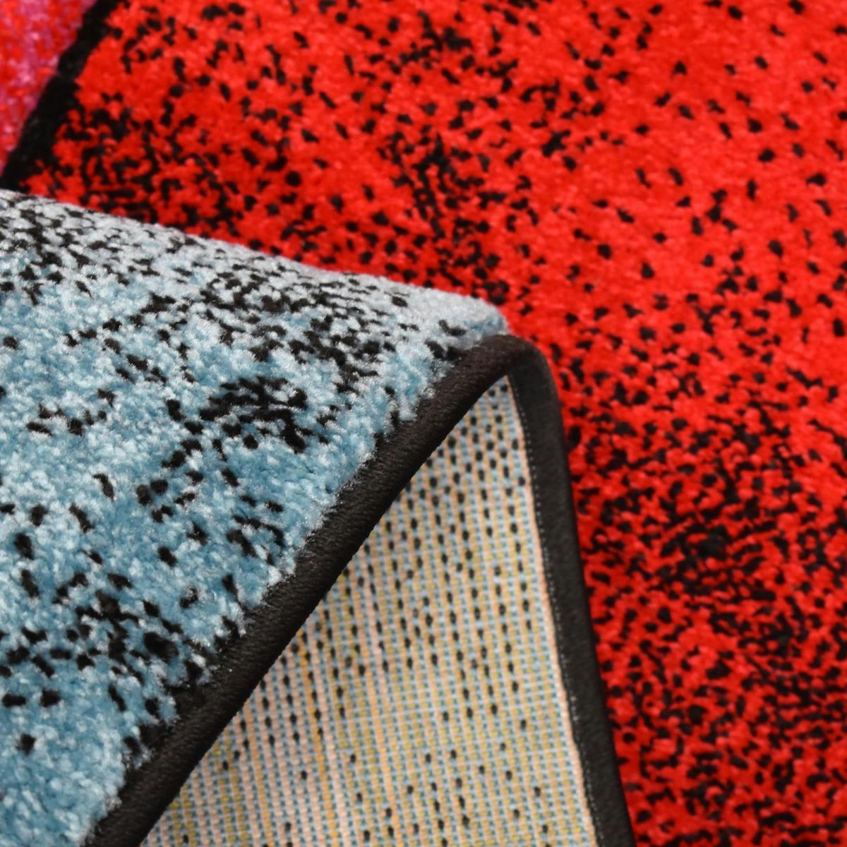 BRILLANCE GEOMETRIQUE - Tapis salon multicolore 120x170