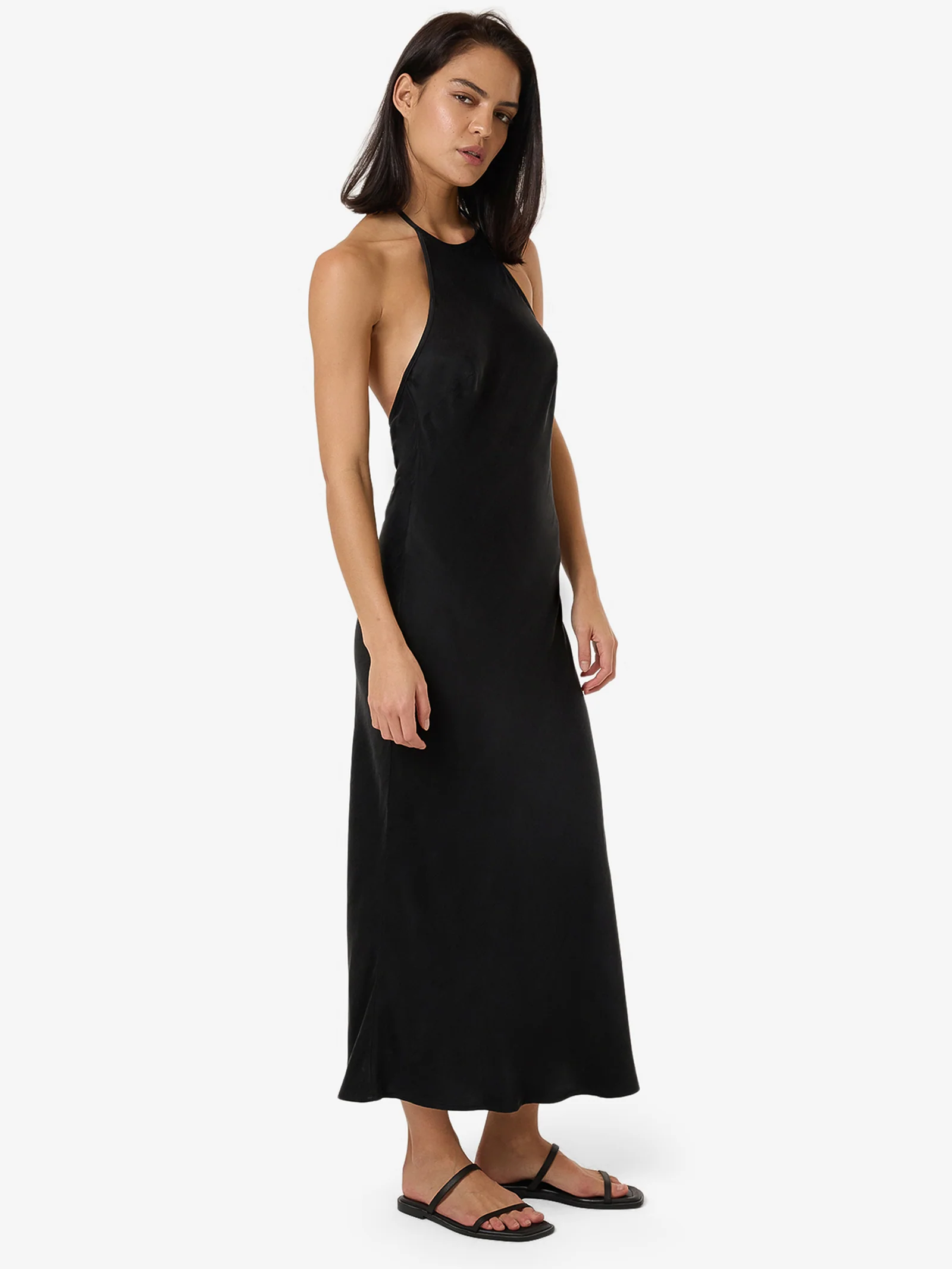 Jett Halter Bias Dress