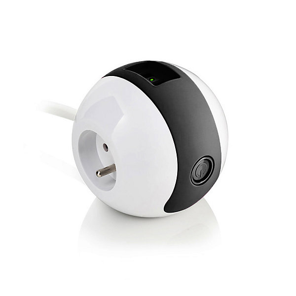 Multiprise WATTBALL   USB - Noir - Watt and Co
