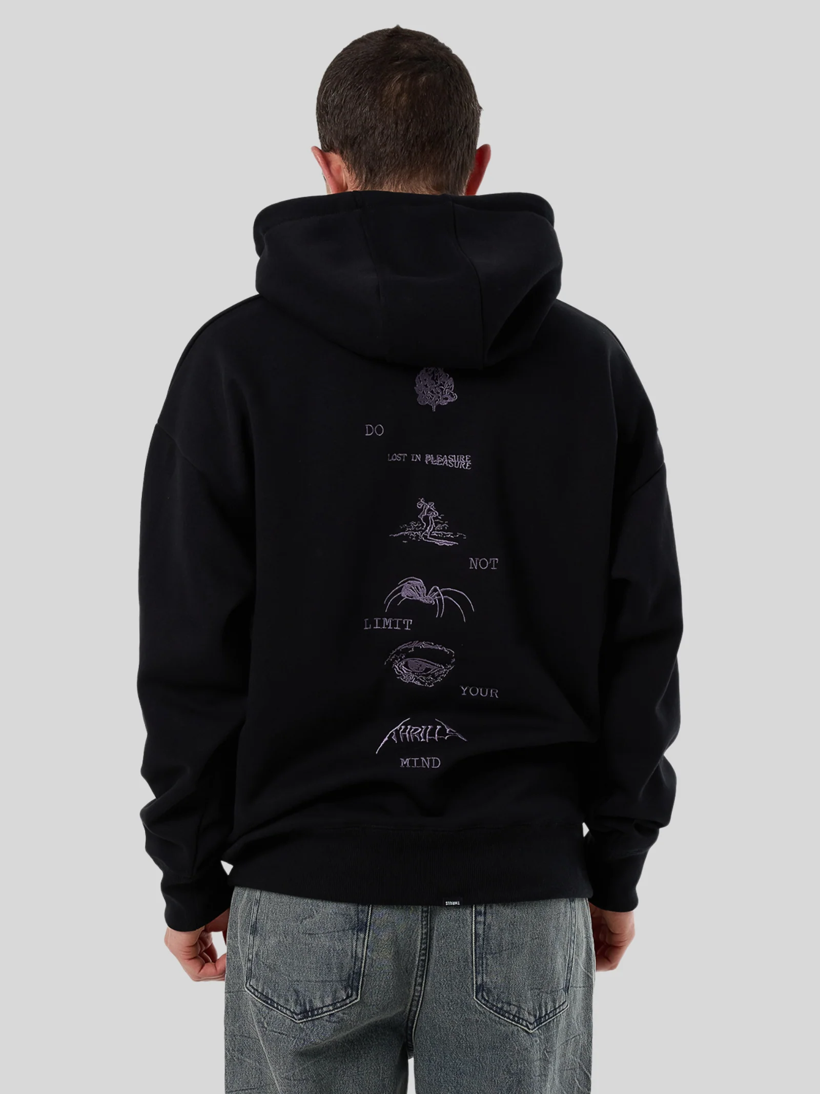 Do Not Limit Your Mind Slouch Pull on Hood