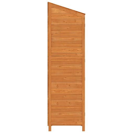 NNEVL Garden Shed Brown 102x52x174.5 cm Solid Wood Fir