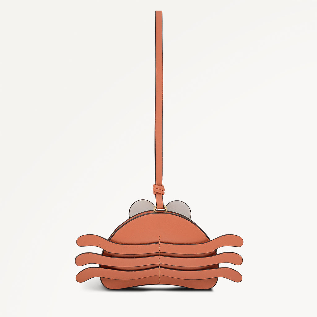 Clawde Crab - Leather Bag Charm
