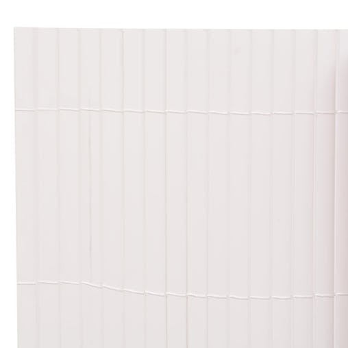 NNEVL Double-Sided Garden Fence 90x300 cm White
