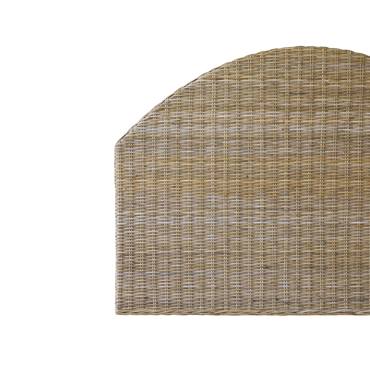 Tikamoon Louison - Hoofdbord van kubu 160 cm - Naturel