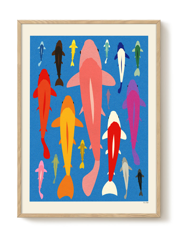 Rosi Feist - Koi Gang - PSTR studio Kunst Poster