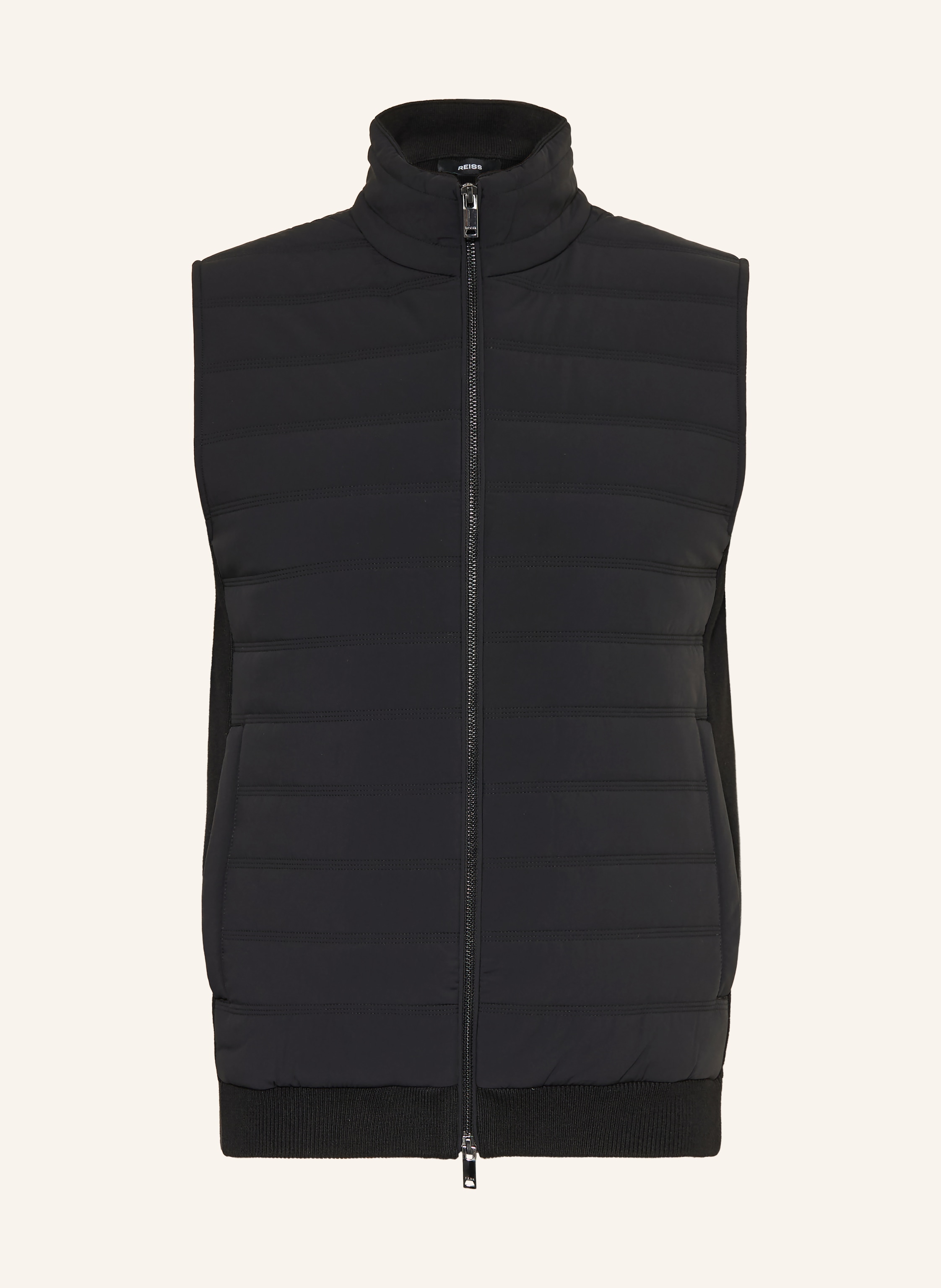 REISS Steppweste NEWFORD im Materialmix