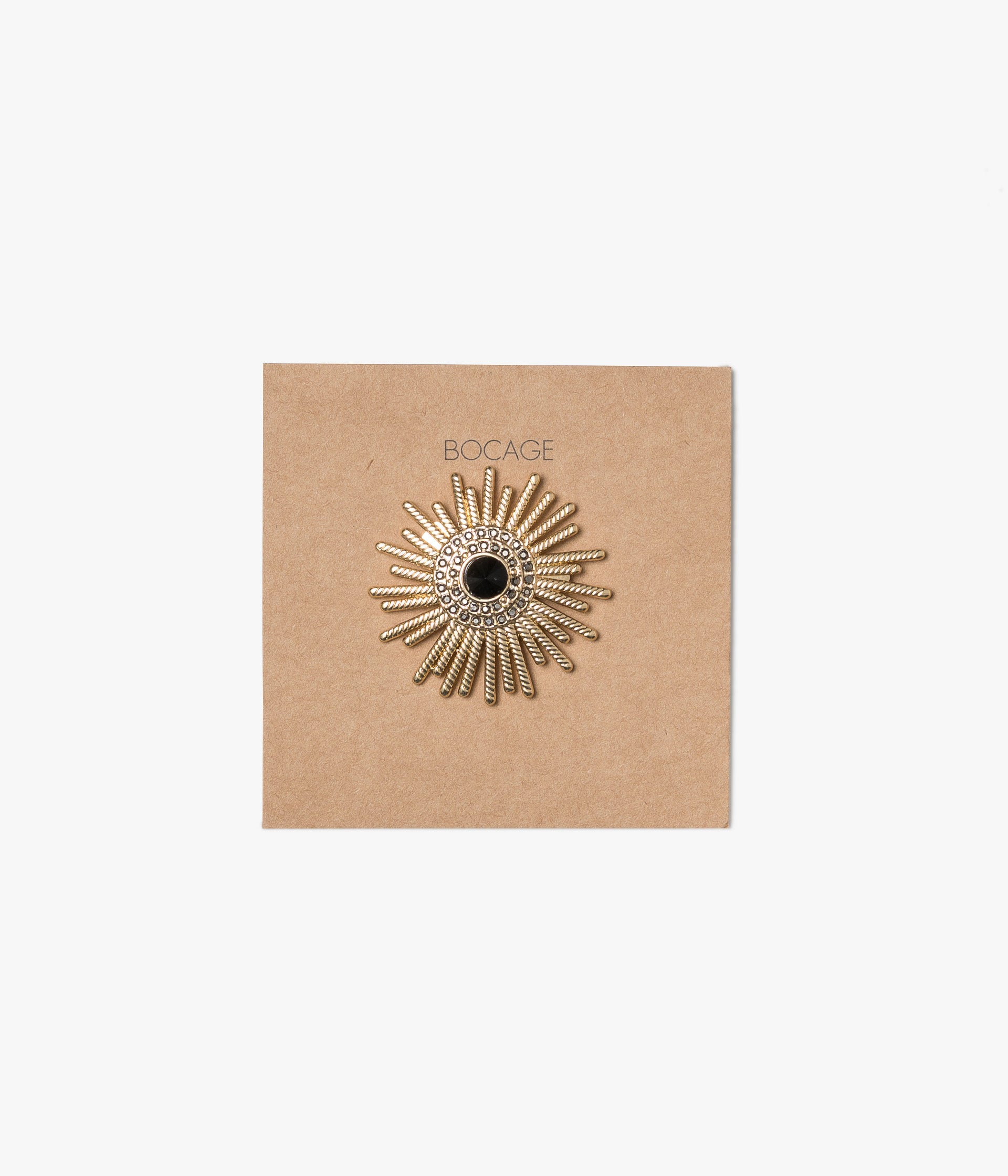 Broche Eliana doré