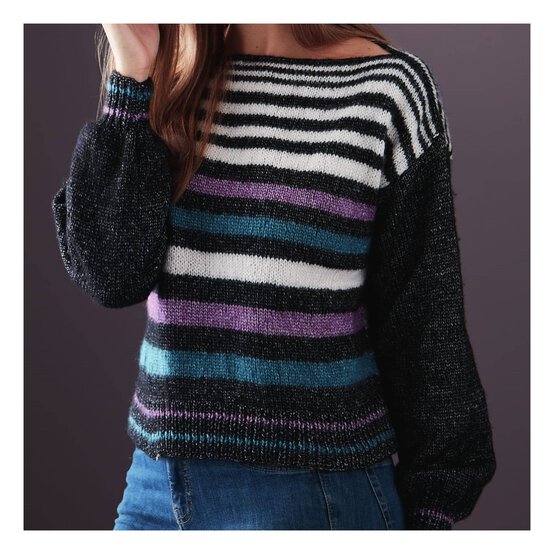 Knitcraft Colour Block Jumper Digital Pattern 0126