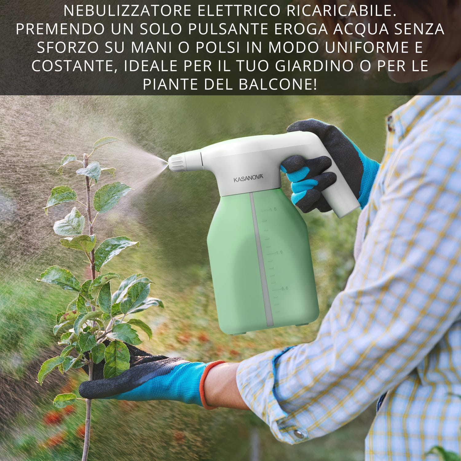 Nebulizzatore spray 1,5 L ricaricabile