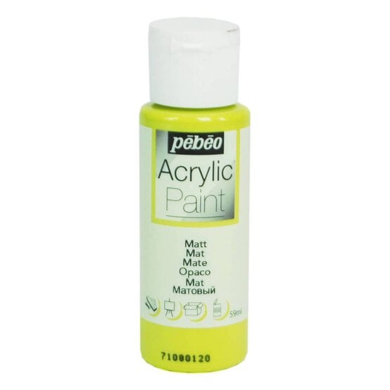 Pebeo Anise Green Matt Acrylic Craft Paint 59ml