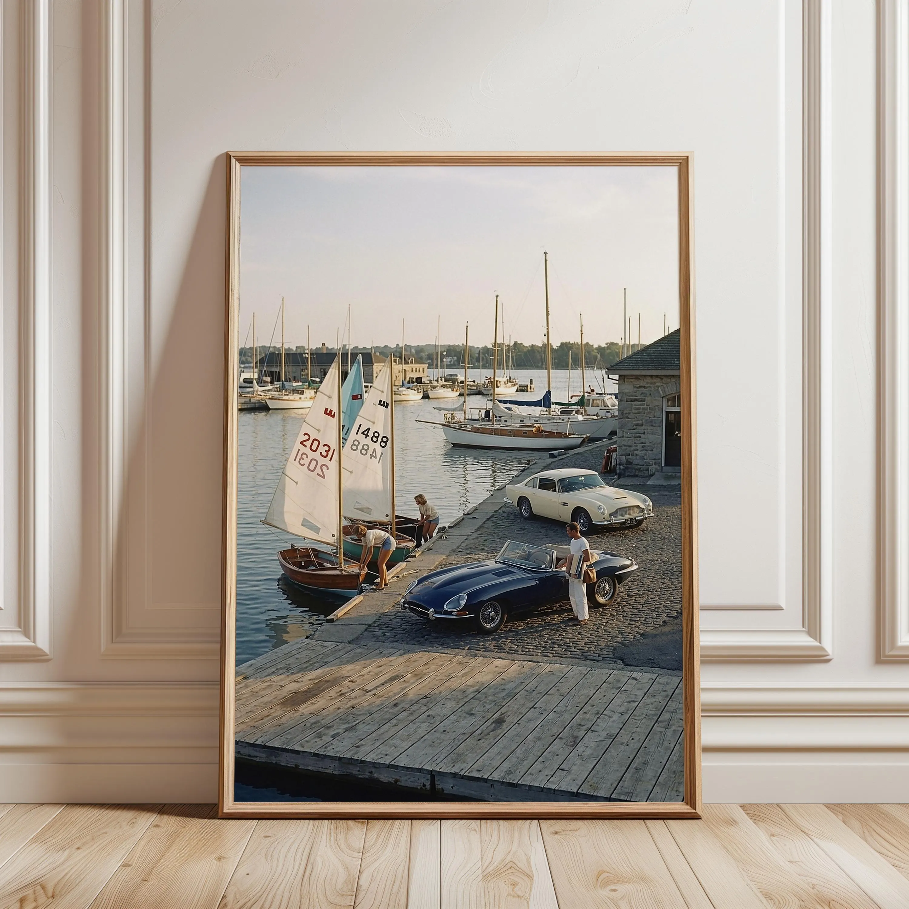 Sailboat Photography Print | Coastal Wall Art | Old Money Aesthetic Decor | Luxury Sailing