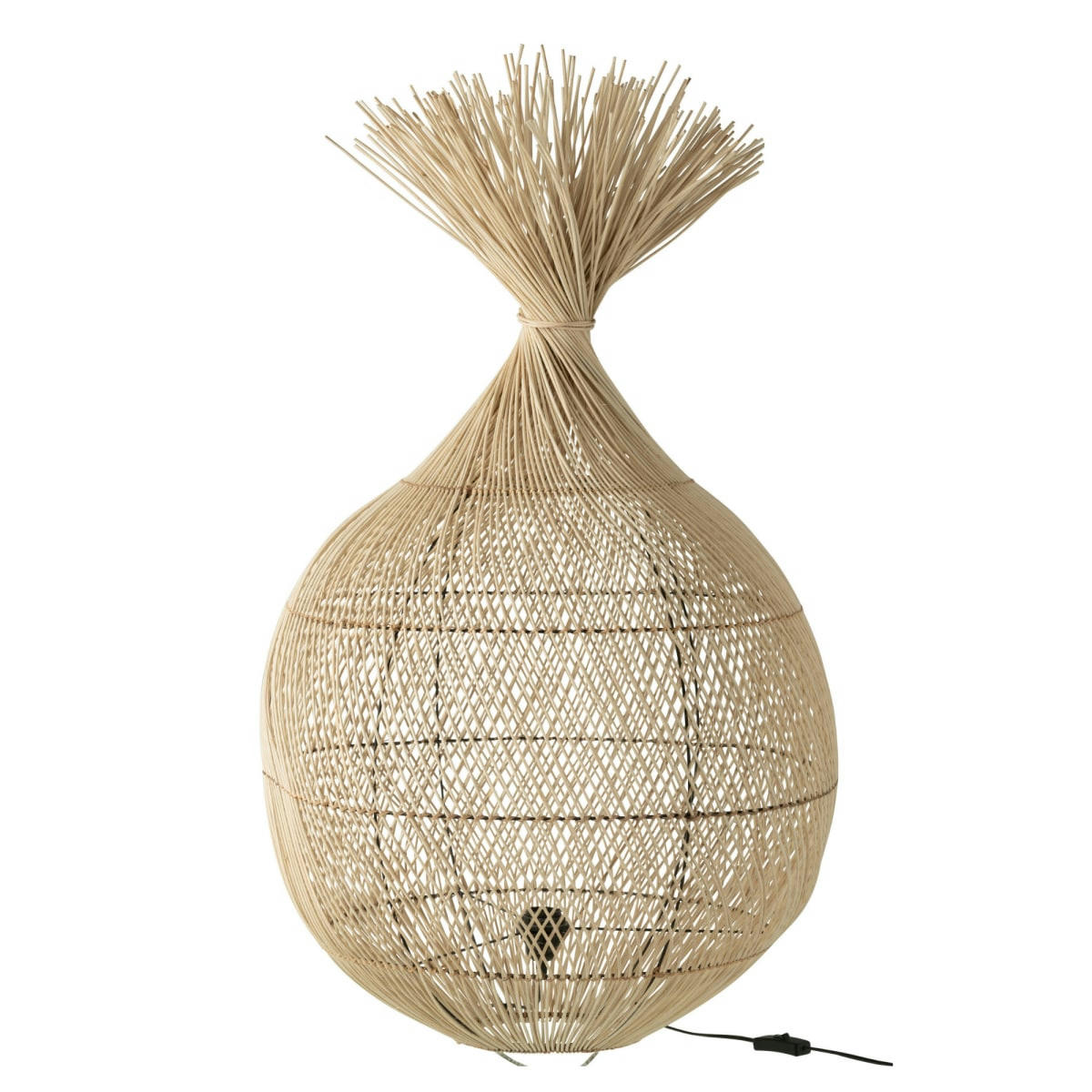 KIMMY - Lampe à poser moderne en rotin