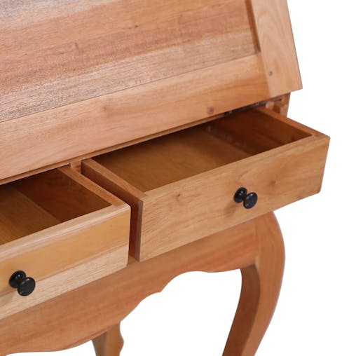 NNEVL Secretary Desk 78x42x103 cm Solid Mahogany Wood