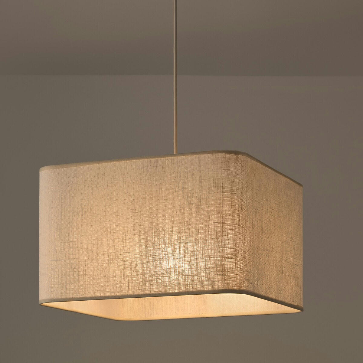 Suspension / Abat-jour en lin L32 cm, Thade
