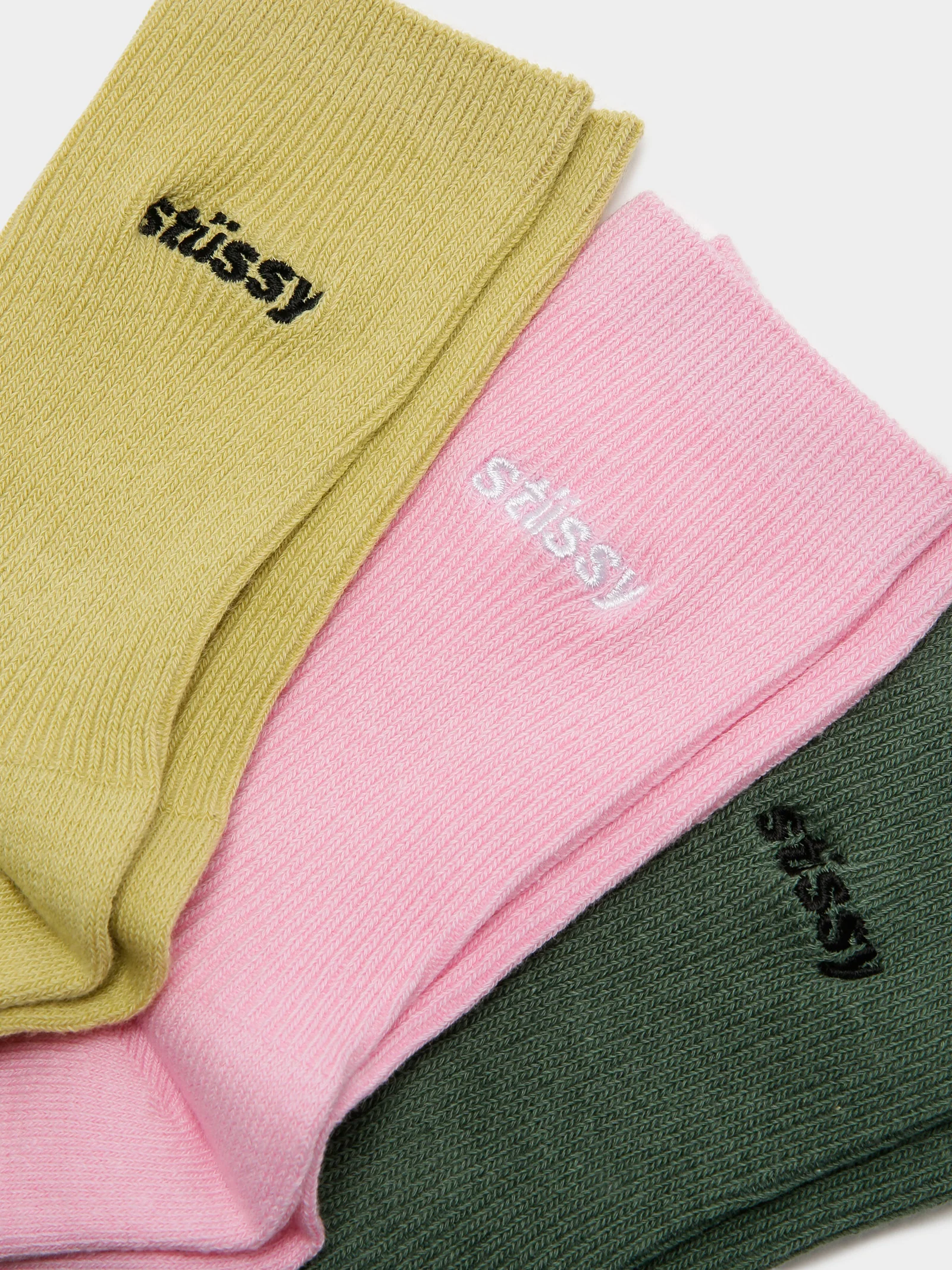 3 Pairs of Womens Rib Socks