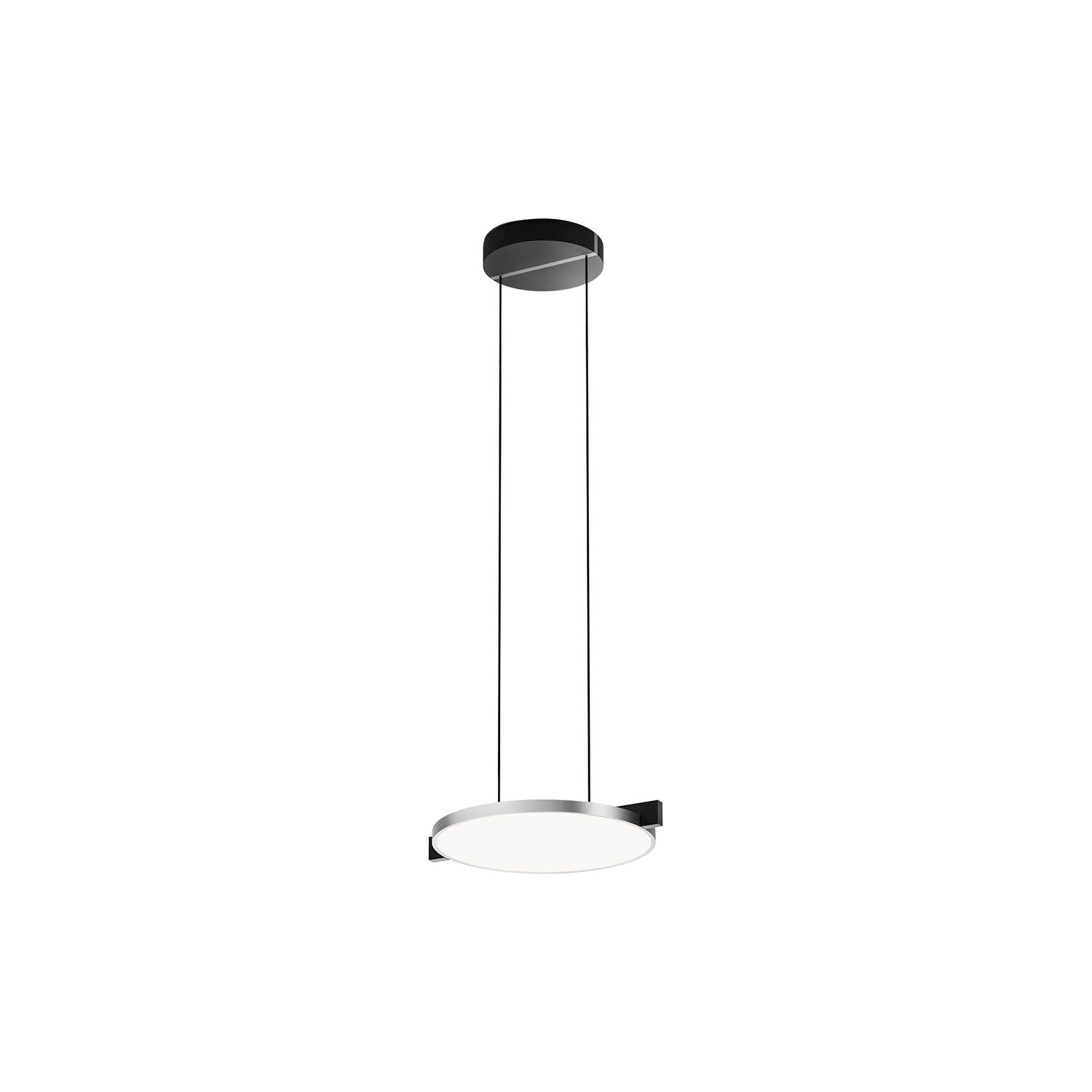 INLAY S2 DISC pendel, matt black/satin silver