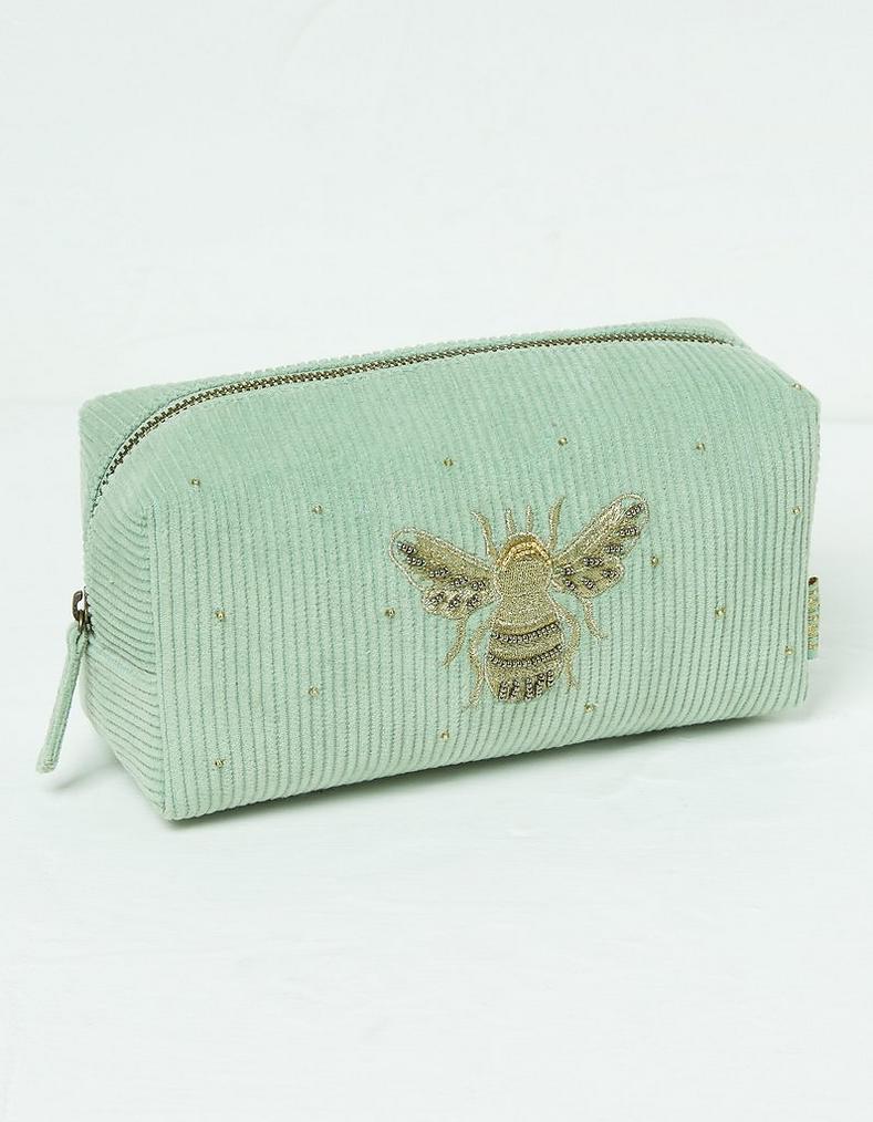 Bee Cord Make Up Bag