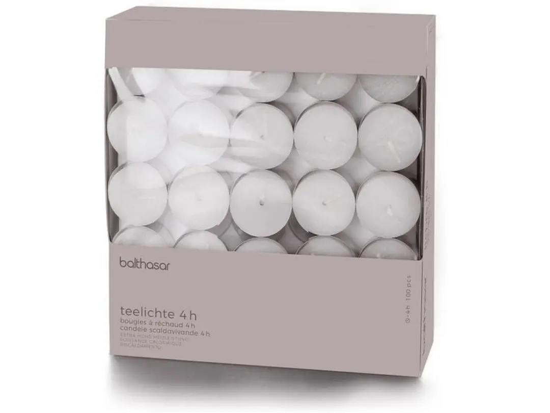 Teelicht 100er-Set Teelichter Alu