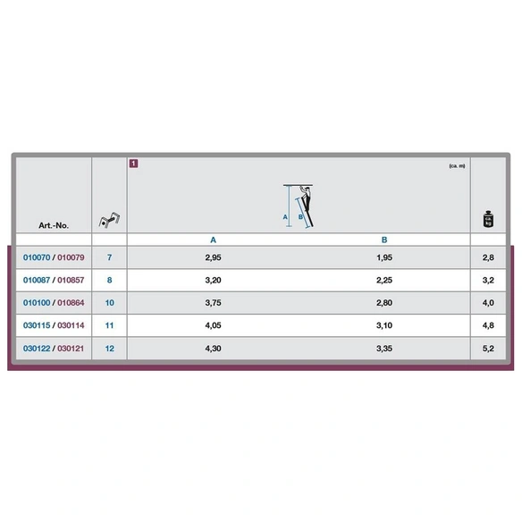 Anlegeleiter »CORDA«, 8 Sprossen, Aluminium