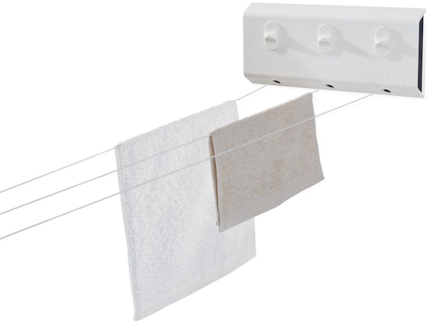 Leifheit Wall-Mounted Rollfix 150 Triple Long Line Washing Line 83107
