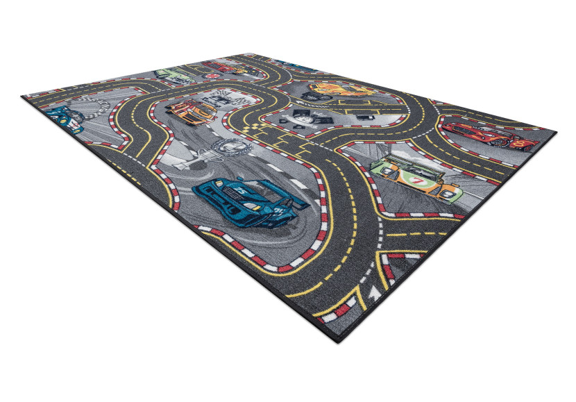 DYWAN REBEL ROADS Racers 97 Uliczki, samochody dzieci 95x133 cm