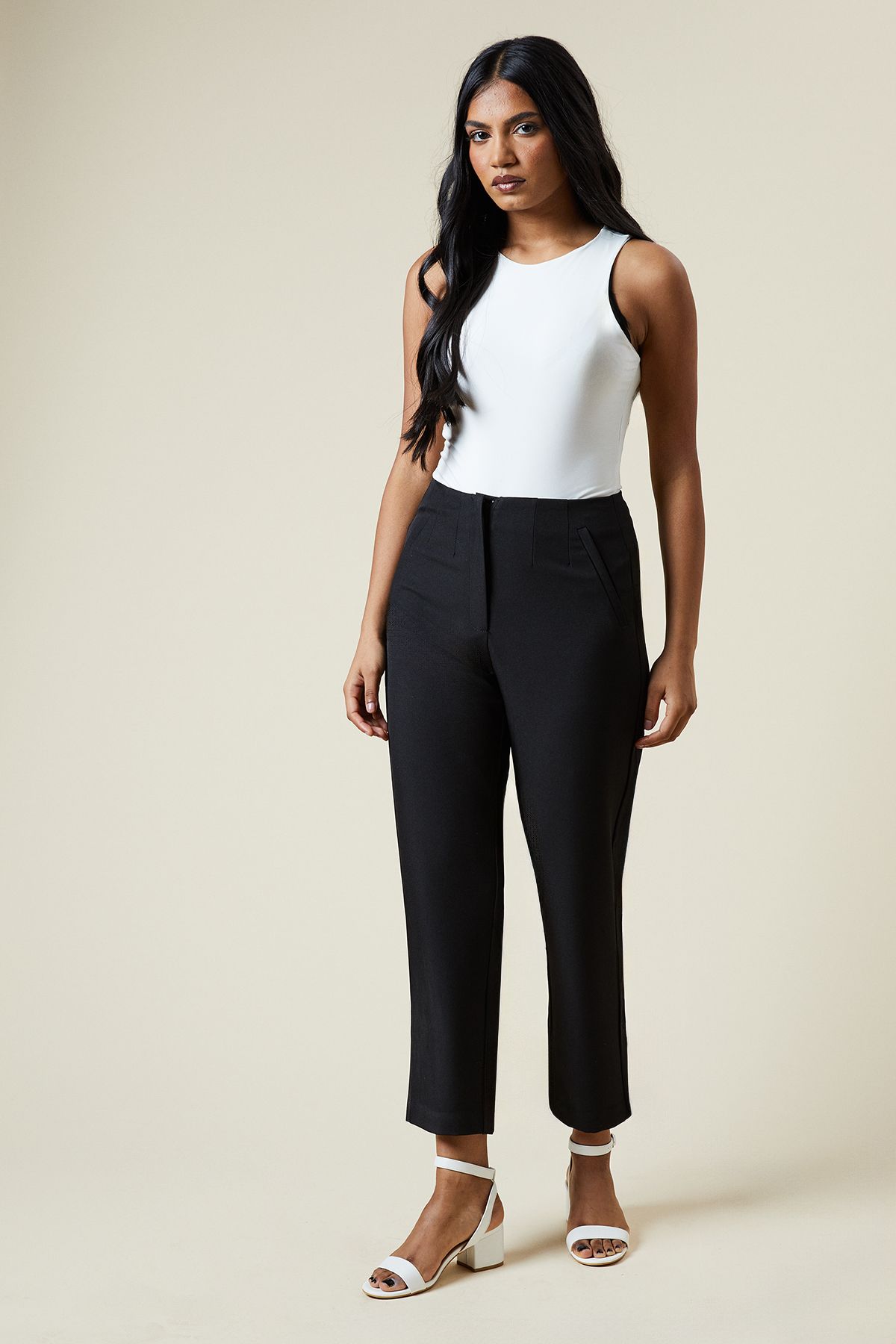 Dorothy Perkins Petite Straight Ankle Grazer Trouser