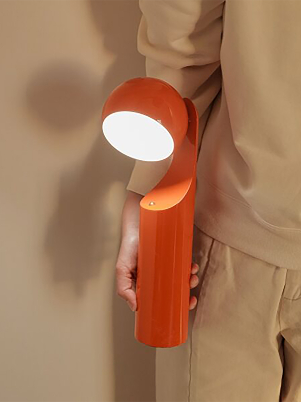 Lampe a poser sans fil rechargeable mono tangerine - house of home tangerine