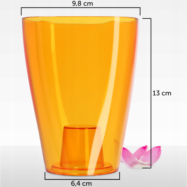 Doniczka Donica Osłonka Na Storczyk Kolory 9 cm