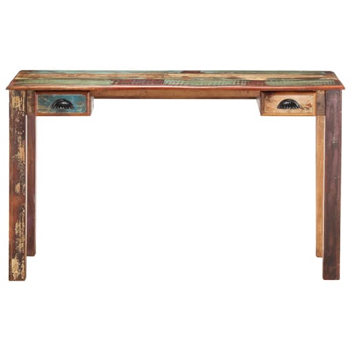 NNEVL Desk 130x55x76 cm Solid Reclaimed Wood