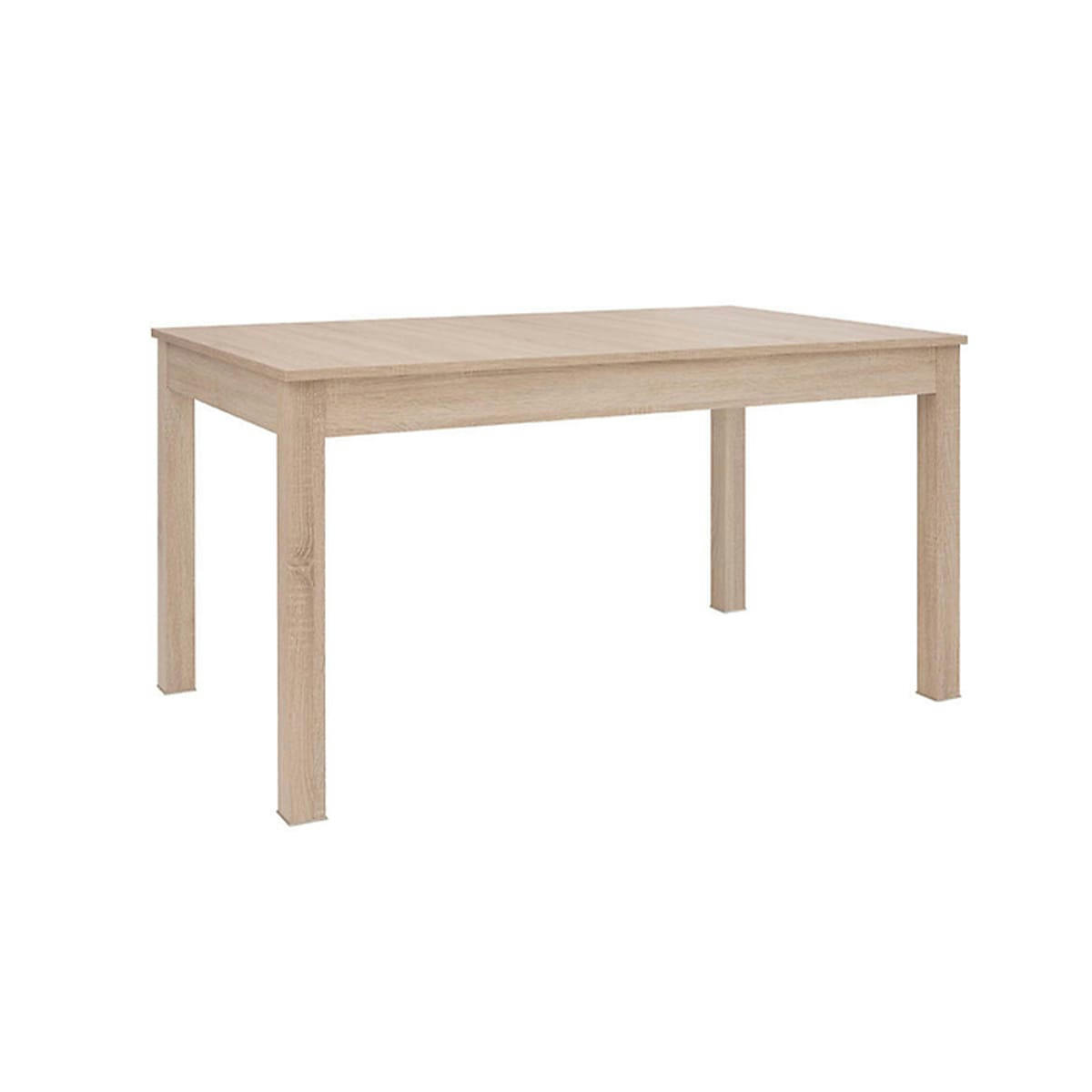 - Table à manger extensible 4 à 6 places stratifiés naturel