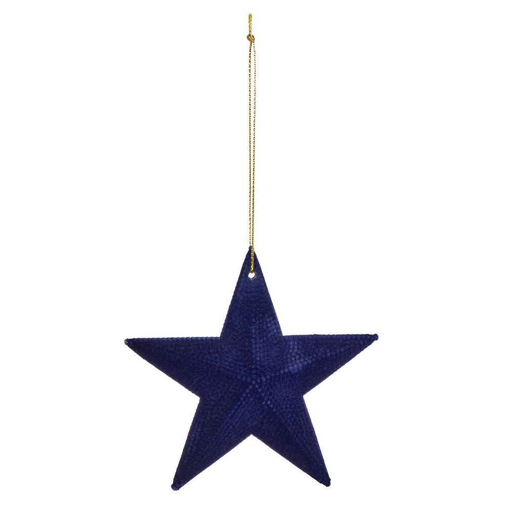étoile de No&euml;l en velours