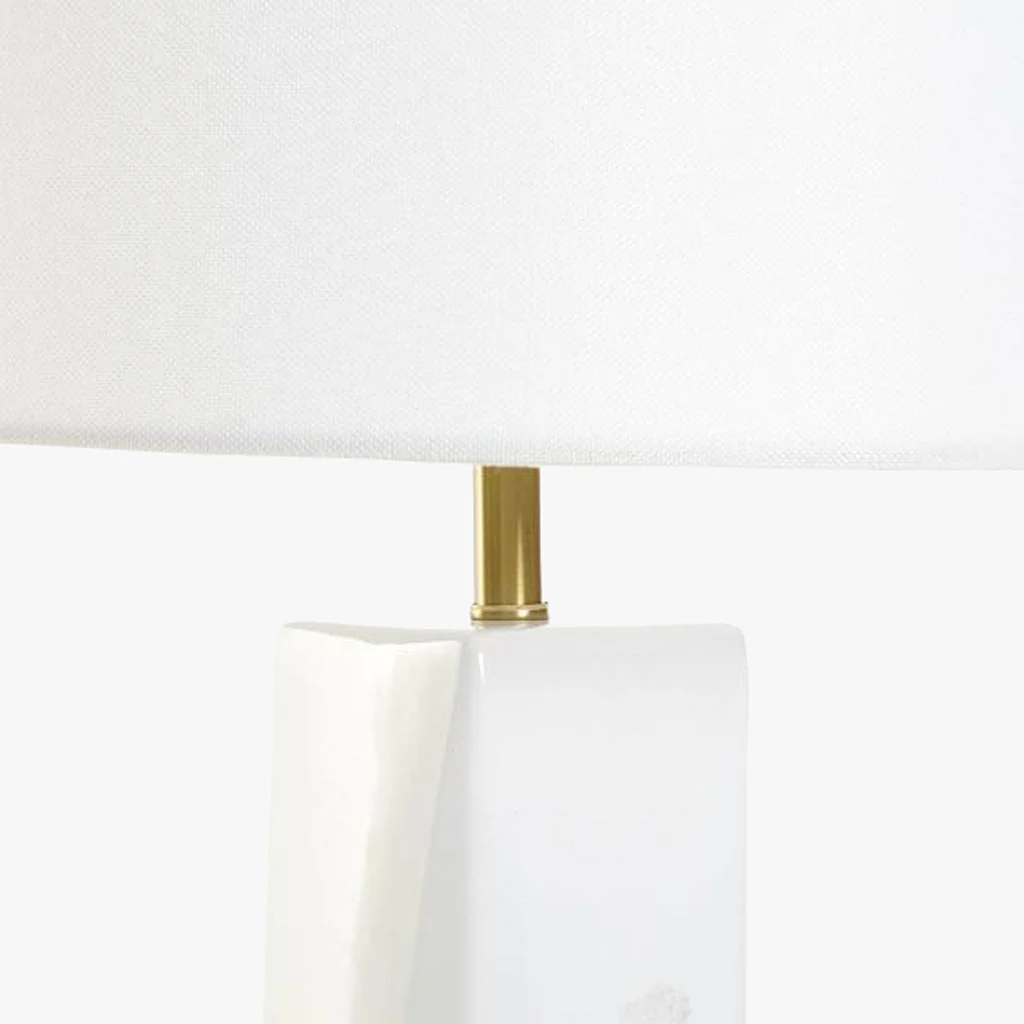 Candeeiro de Mesa Branco 62 cm LUMINA