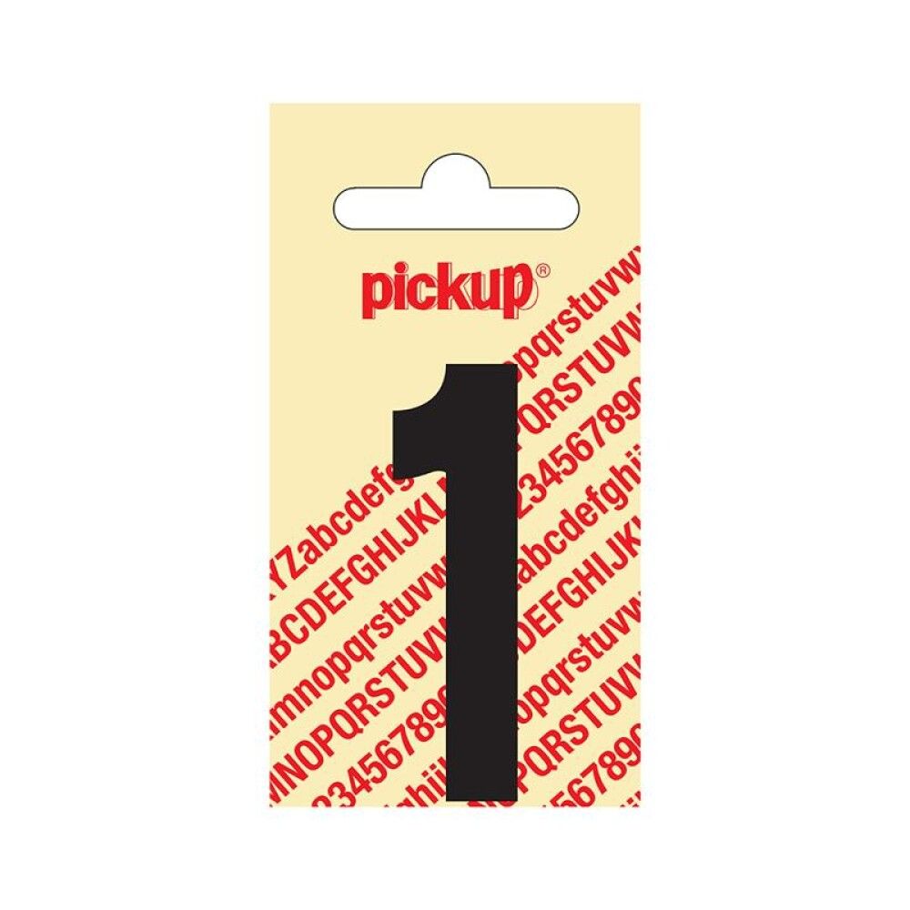 NUMMER PICKUP NOBEL 60 MM 1 SVART
