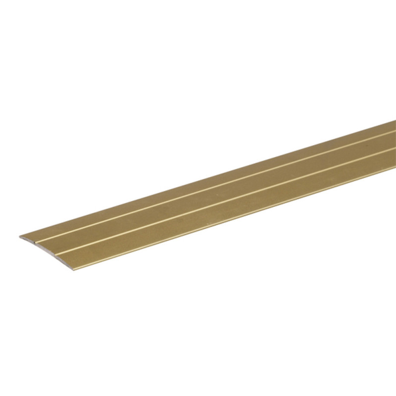 Barre de seuil autoadhésive en aluminium or 38 x 1 mm 0,9 m ALBERTS