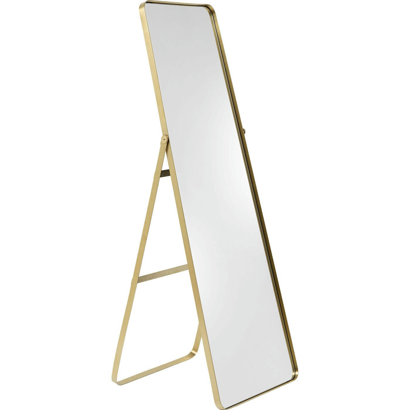 CURVE - Miroir sur pied Curve 160x55cm laiton Kare Design