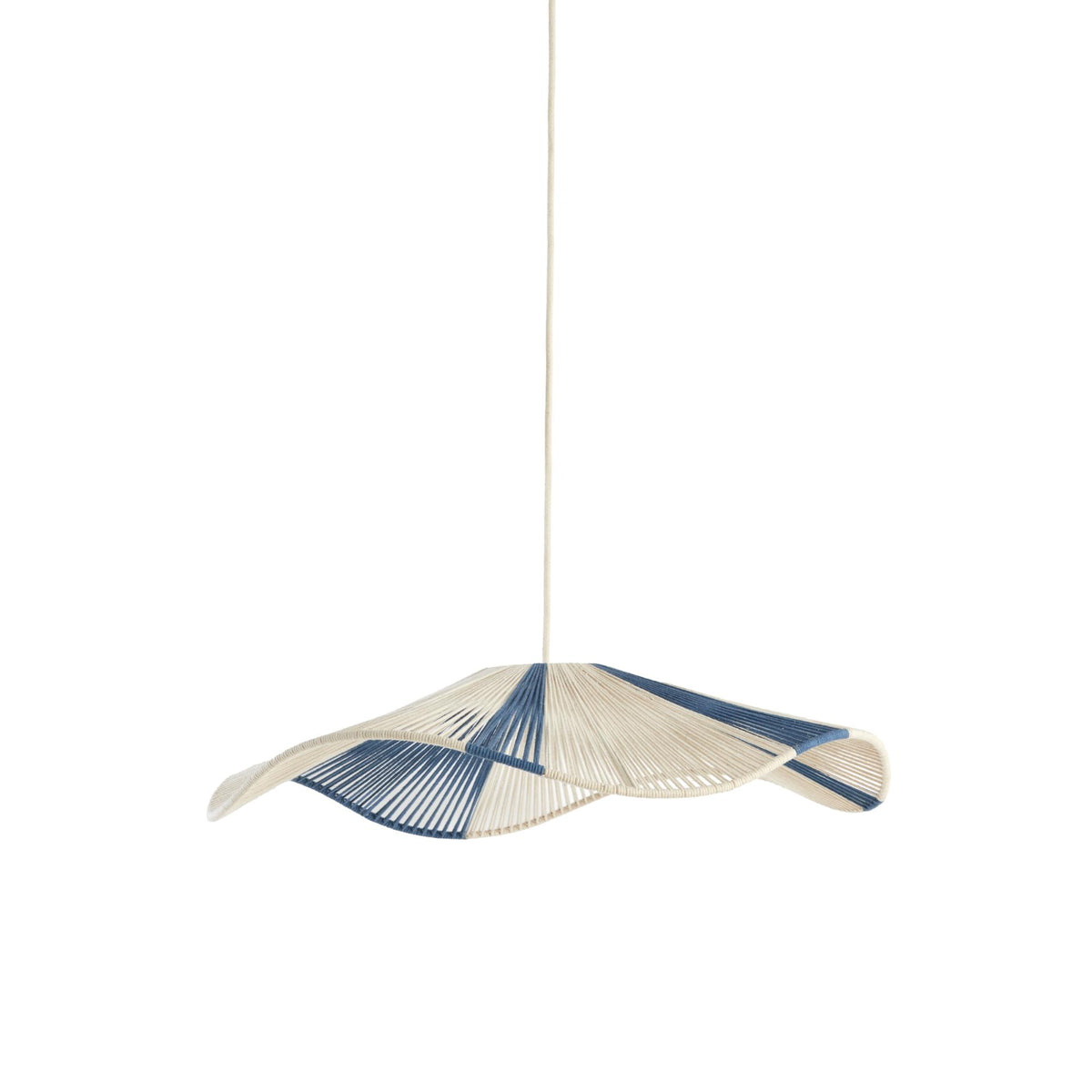 Light & Living hanglamp Rafa - blauw - Ø70cm