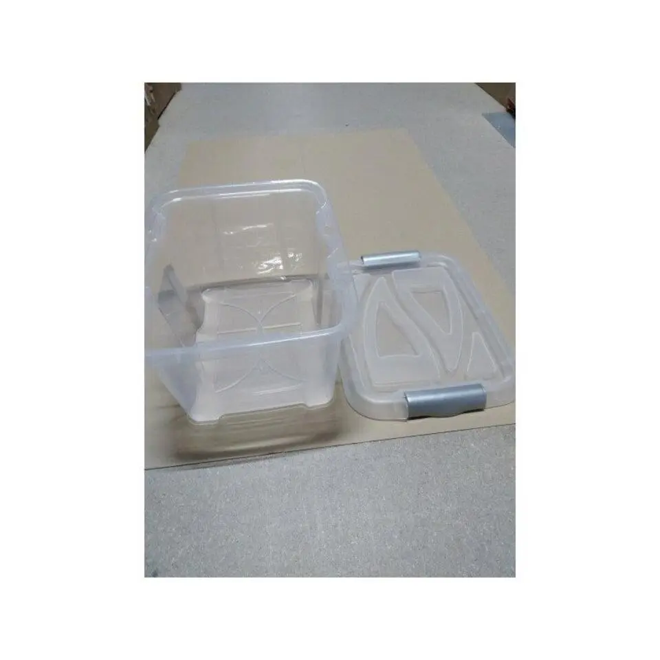 Hega Hogar opbergbox - transparant/blauw- 17 liter - 40 cm