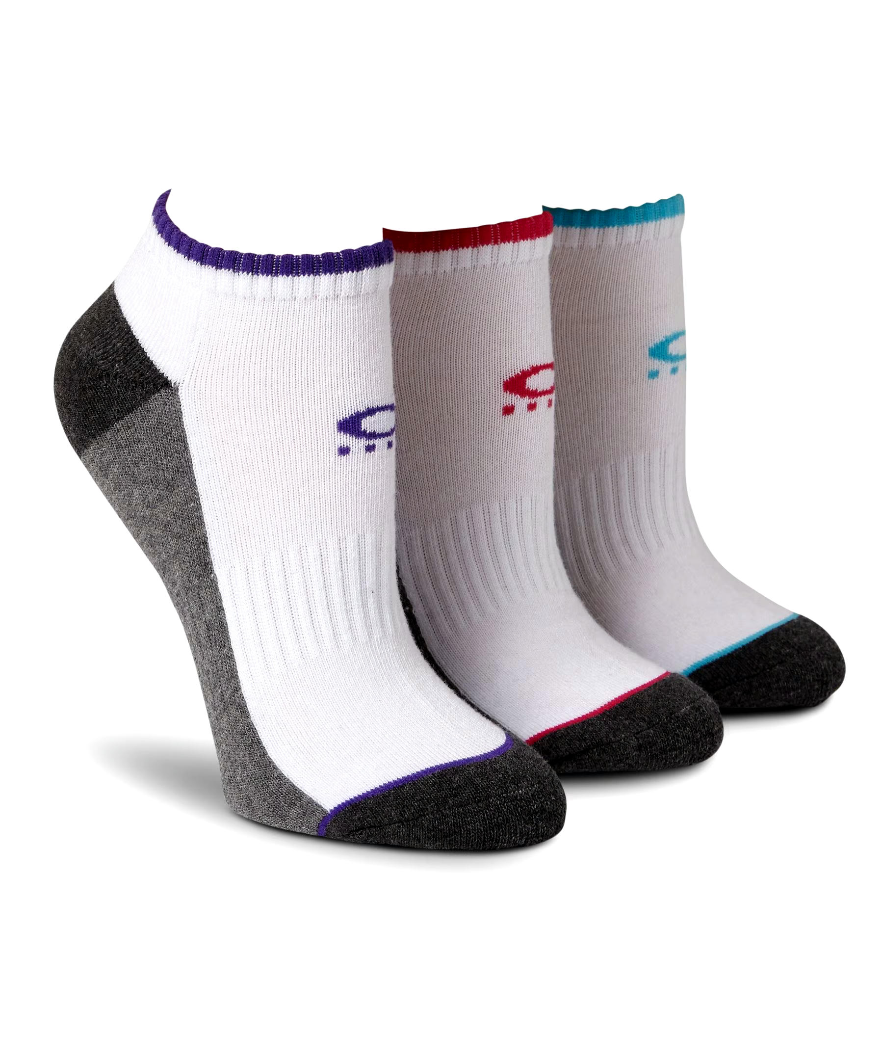 Shambhala Women's 3 Pack Quad Comfort Cushion Foot Ankle Socks