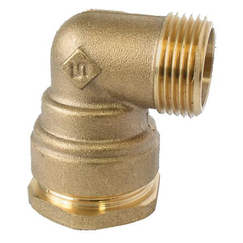 Coude male 90 deg PE GARIS Somatherm 842 20 15S 20 mm laiton