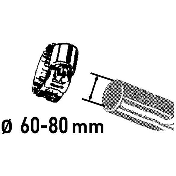 Schlauchklemme, Stahl, silberfarben