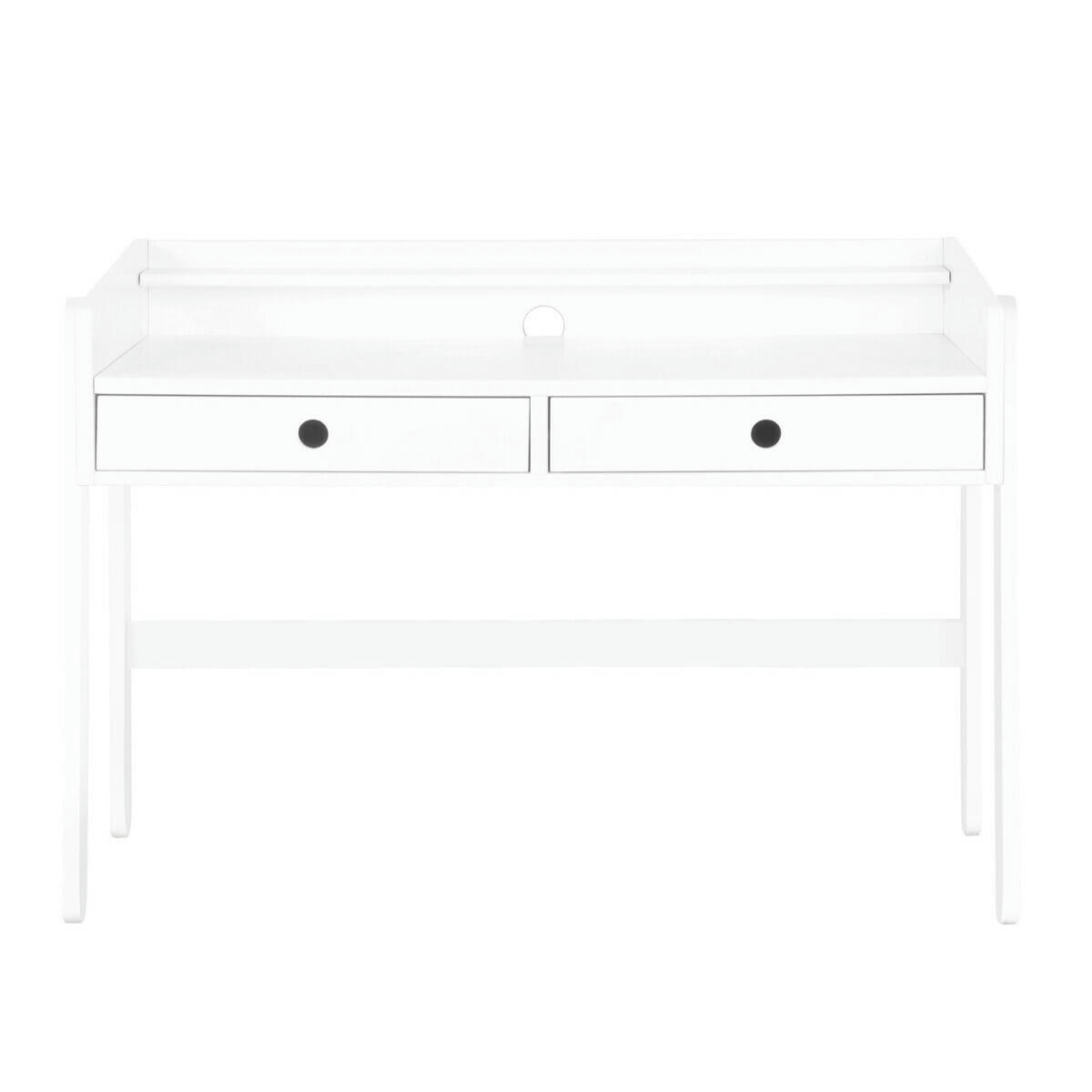 MARTY - Bureau évolutif bois massif blanc