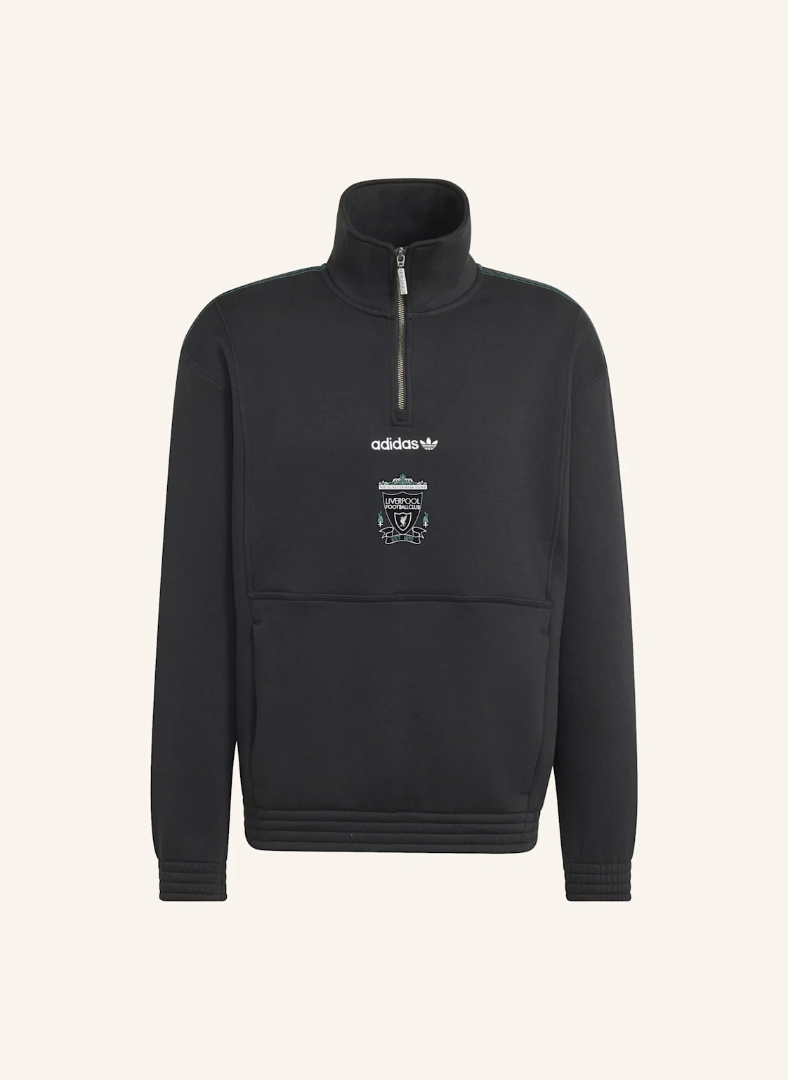 adidas LIVERPOOL FC EQT OBERTEIL, REISSVERSCHLUSS BIS ZUR BRUST