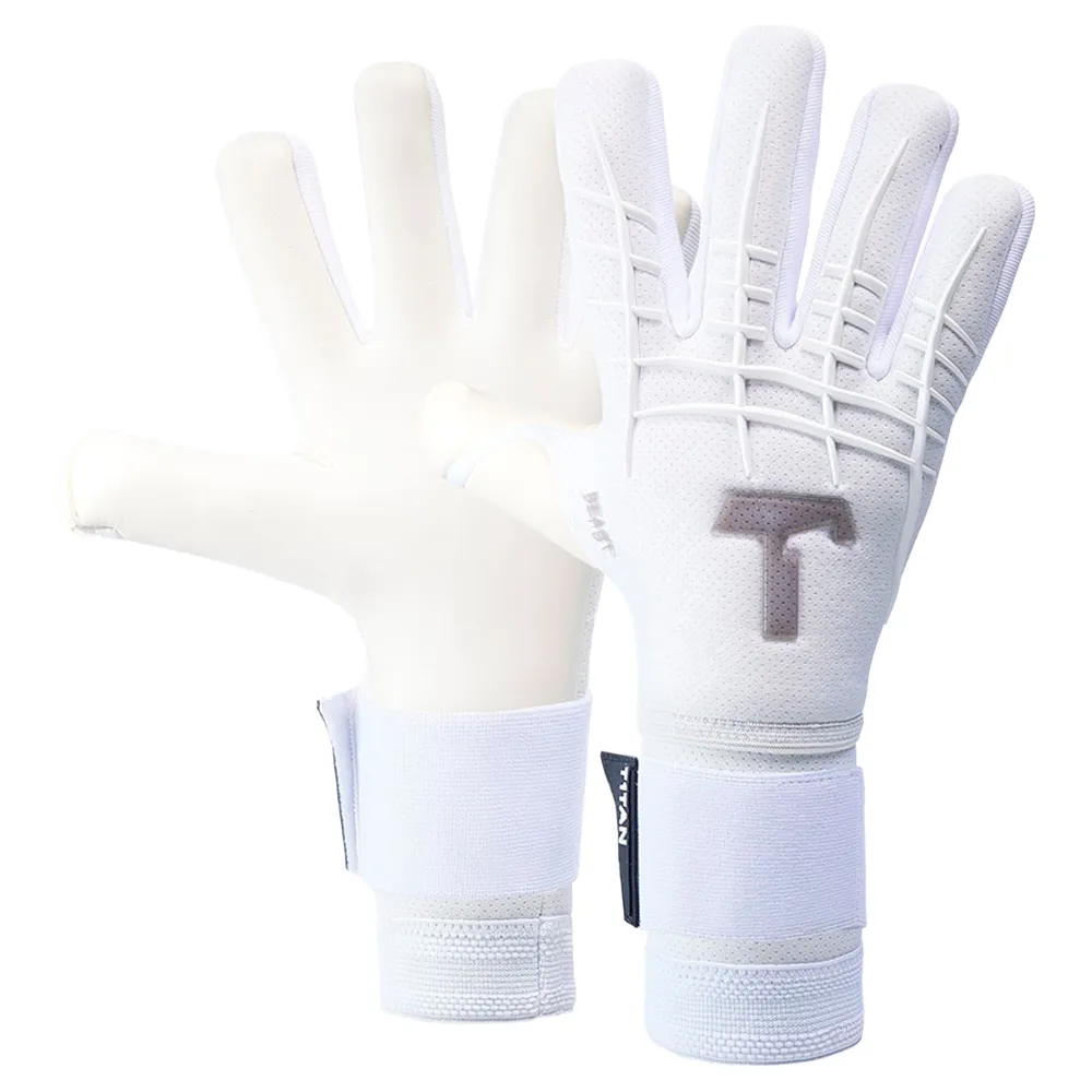 T1tan White Beast 3.0 goalkeeper gloves with finger protection