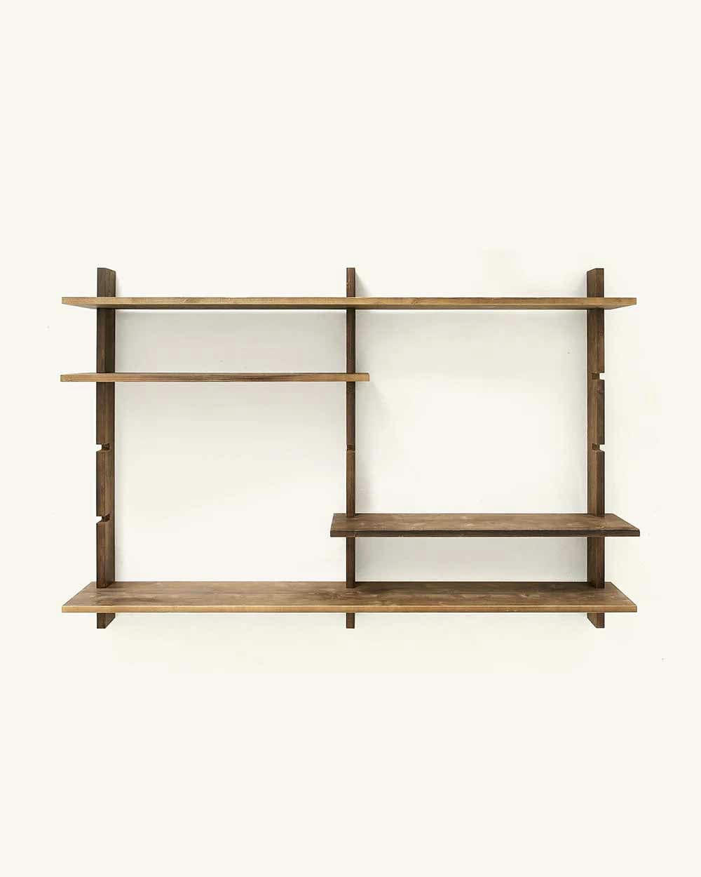 ALOMA - Etagère modulaire en bois marron