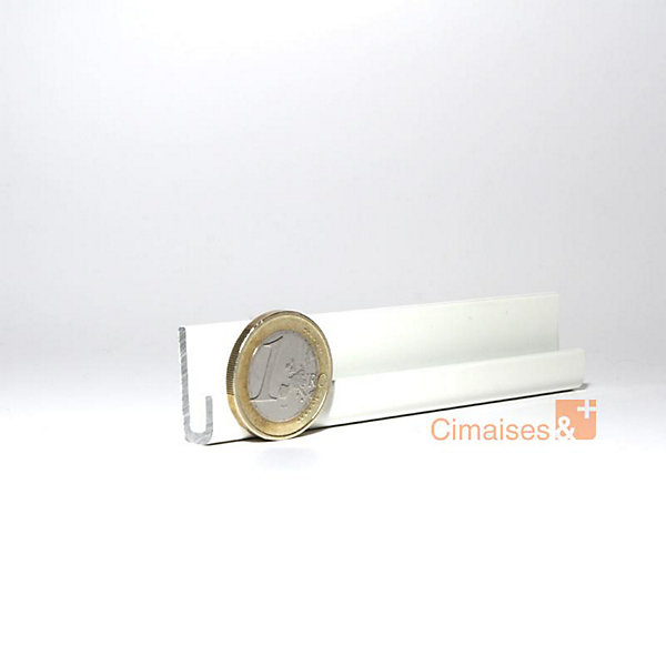 Cimaise Classic  Rail 200 cm - 80kg   Vis et chevilles - Cimaise Tableau Artiteq Gris