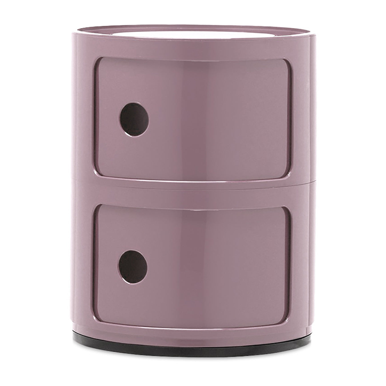 Kartell Componibili Kast Ø 32 cm - 2 Modules - Mauve