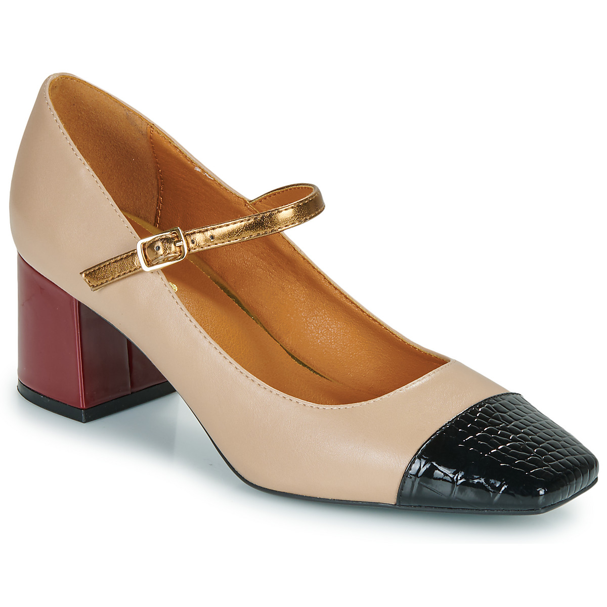 Gioseppo - OKLEE - Beige / Black / Bordeaux