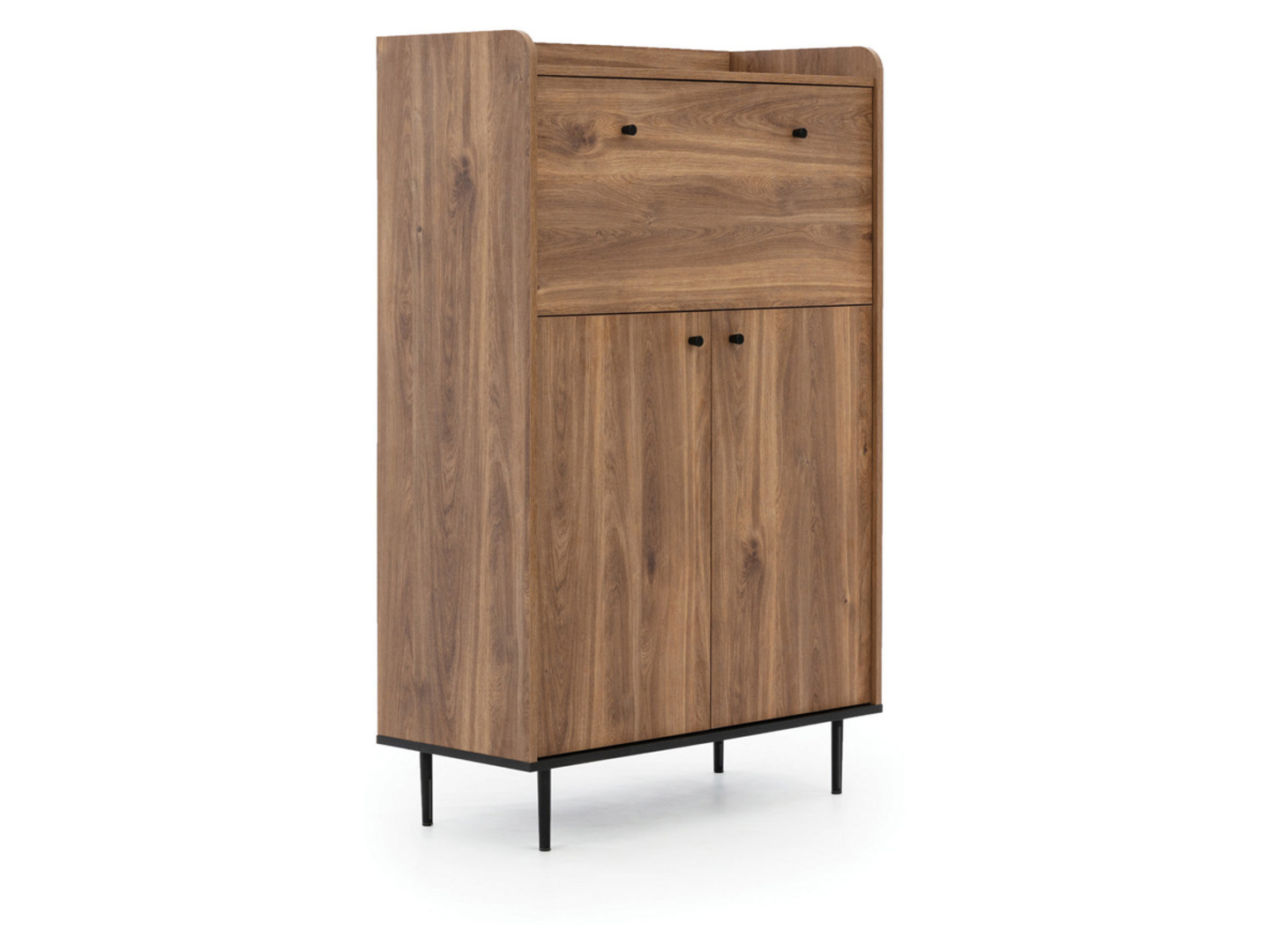 Szafka Vasina 90 cm trzydrzwiowa barek dąb brandy castello